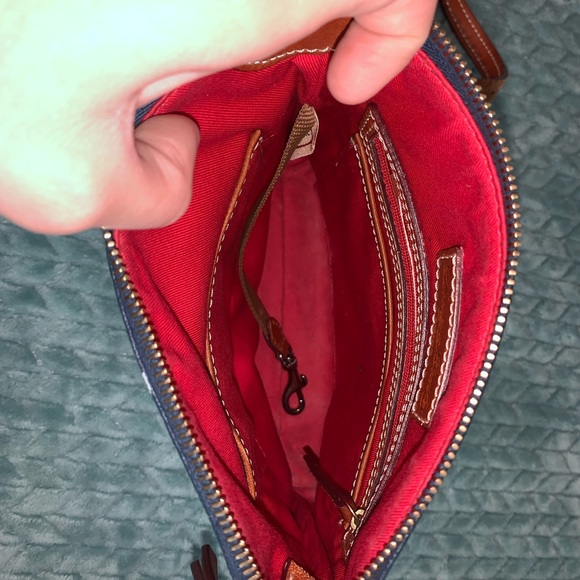 Dooney & Burk Navy Cross Body Bag - Picture 3 of 5
